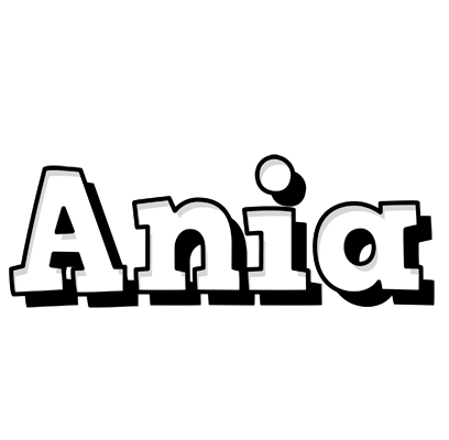 Ania snowing logo