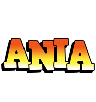 Ania sunset logo