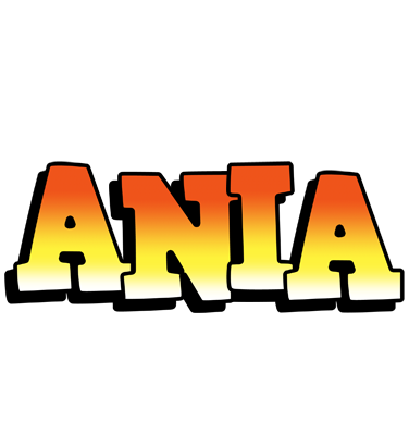 Ania sunset logo