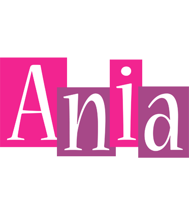 Ania whine logo
