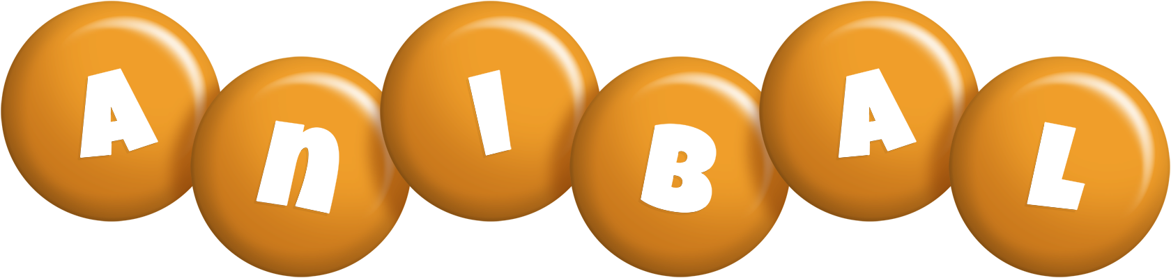 Anibal candy-orange logo