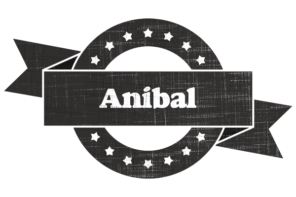 Anibal grunge logo