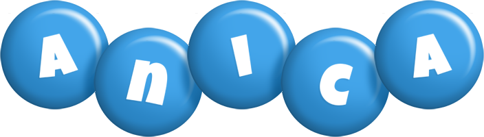 Anica candy-blue logo