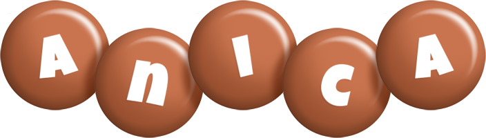 Anica candy-brown logo