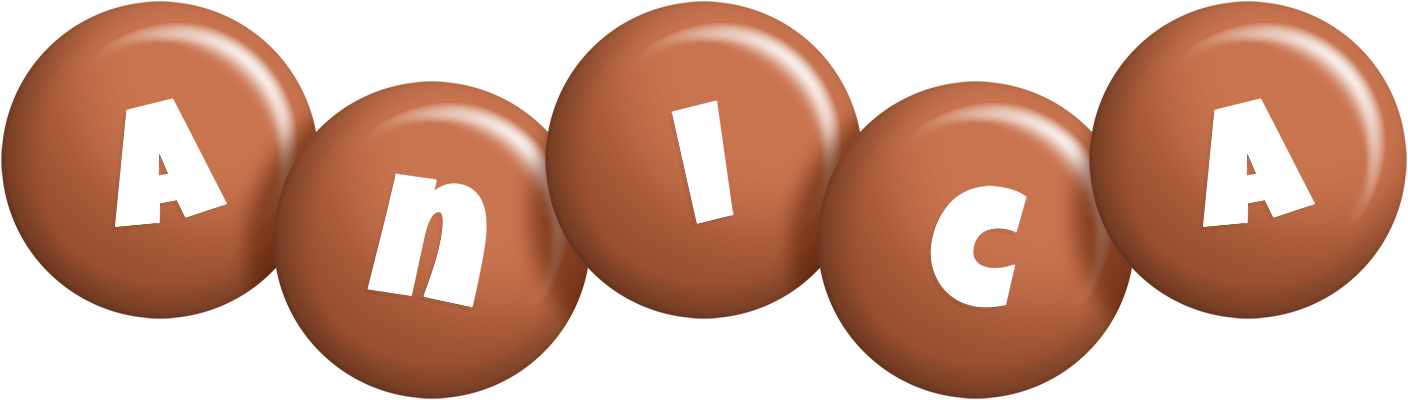 Anica candy-brown logo