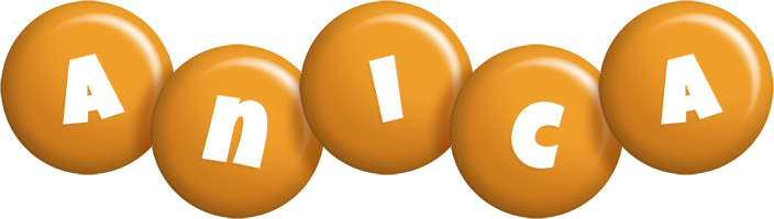 Anica candy-orange logo