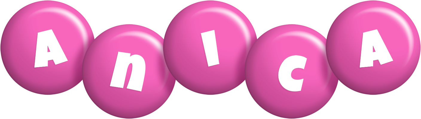 Anica candy-pink logo