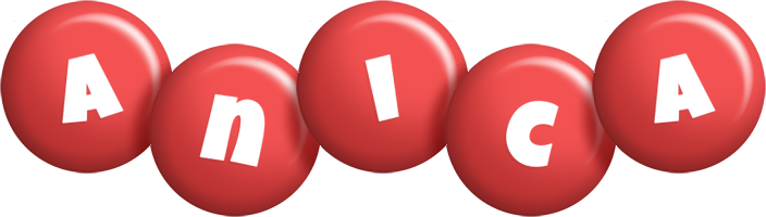 Anica candy-red logo