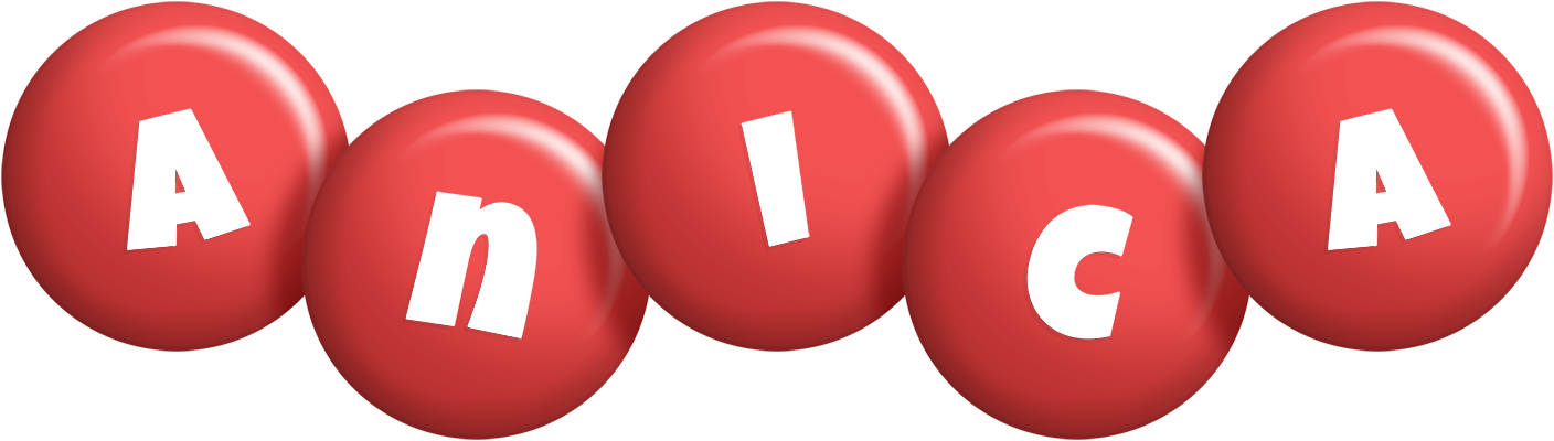 Anica candy-red logo