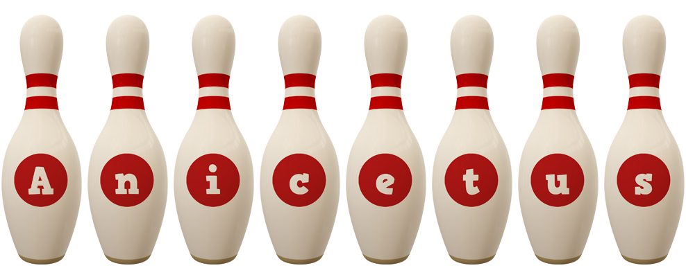 Anicetus bowling-pin logo