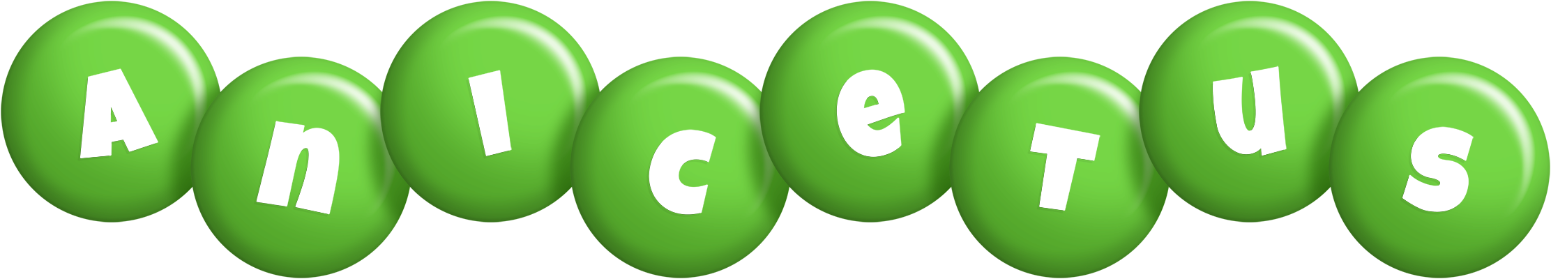 Anicetus candy-green logo