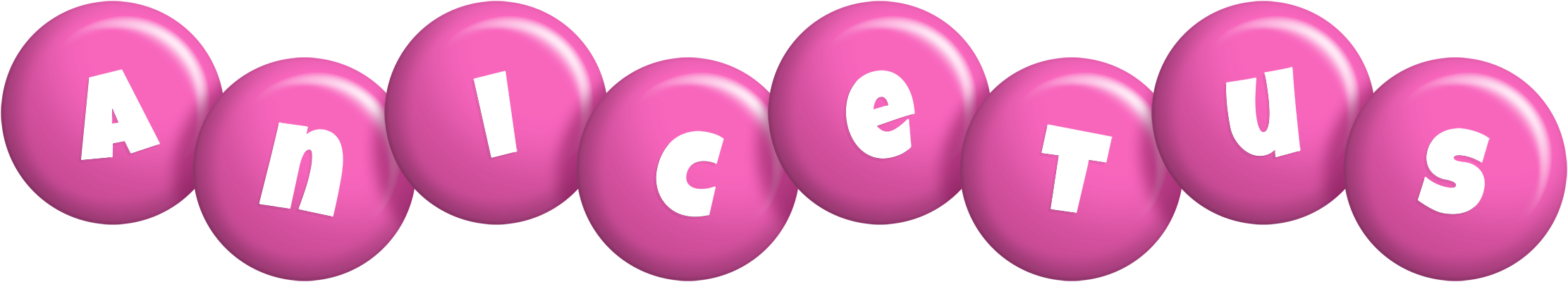 Anicetus candy-pink logo