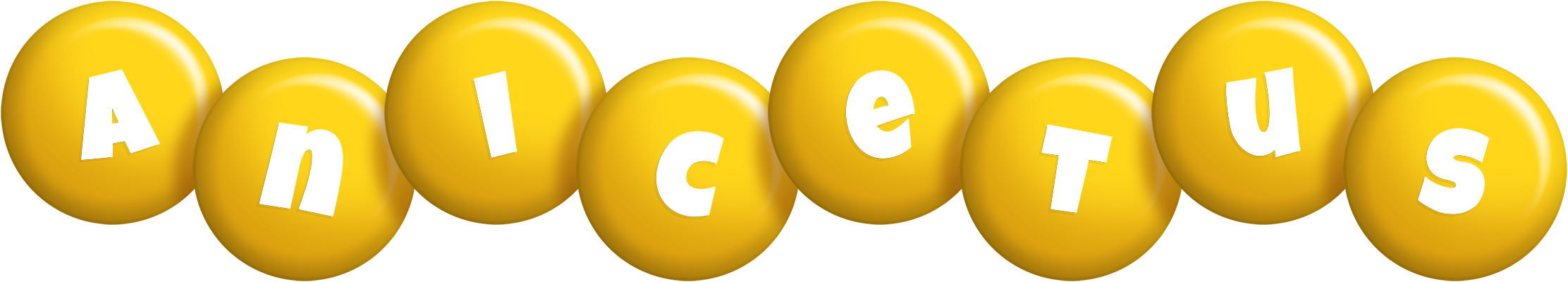 Anicetus candy-yellow logo