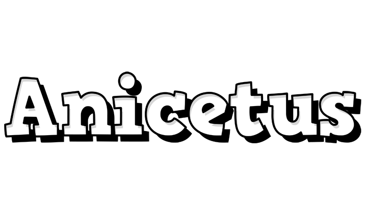 Anicetus snowing logo