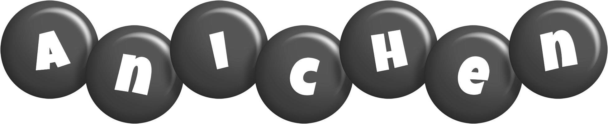 Anichen candy-black logo