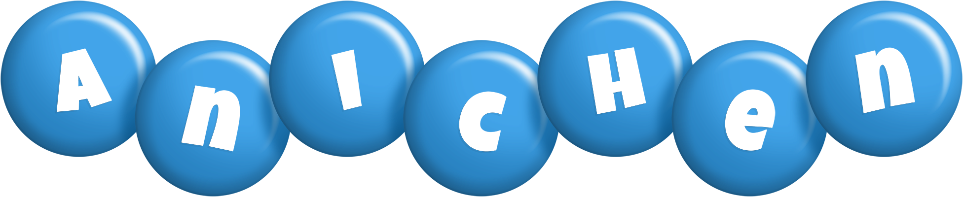 Anichen candy-blue logo