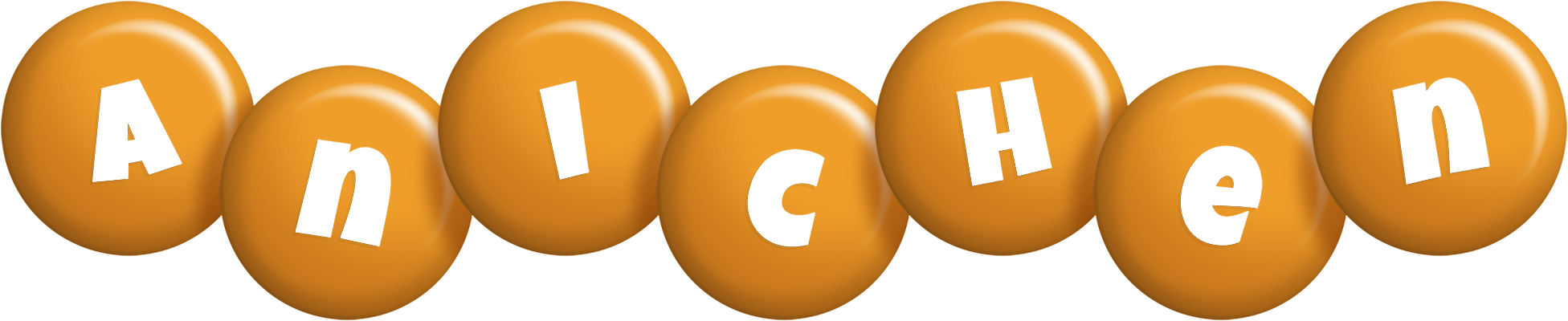 Anichen candy-orange logo