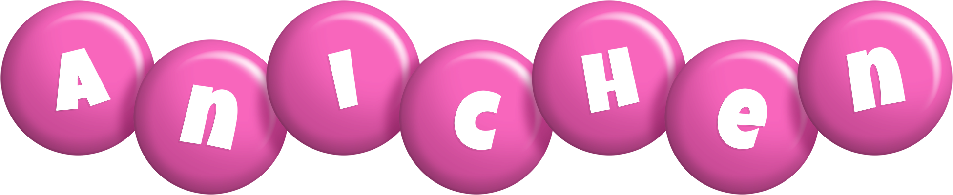 Anichen candy-pink logo