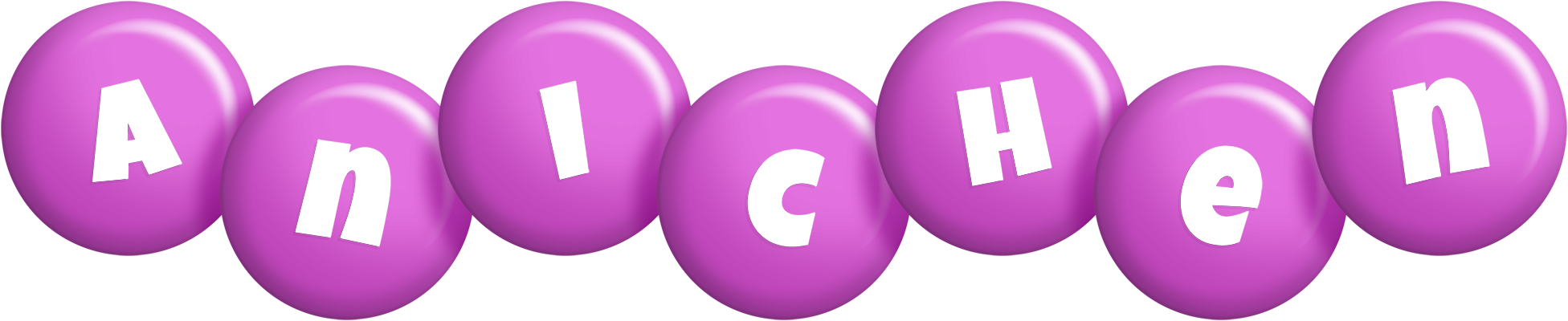Anichen candy-purple logo