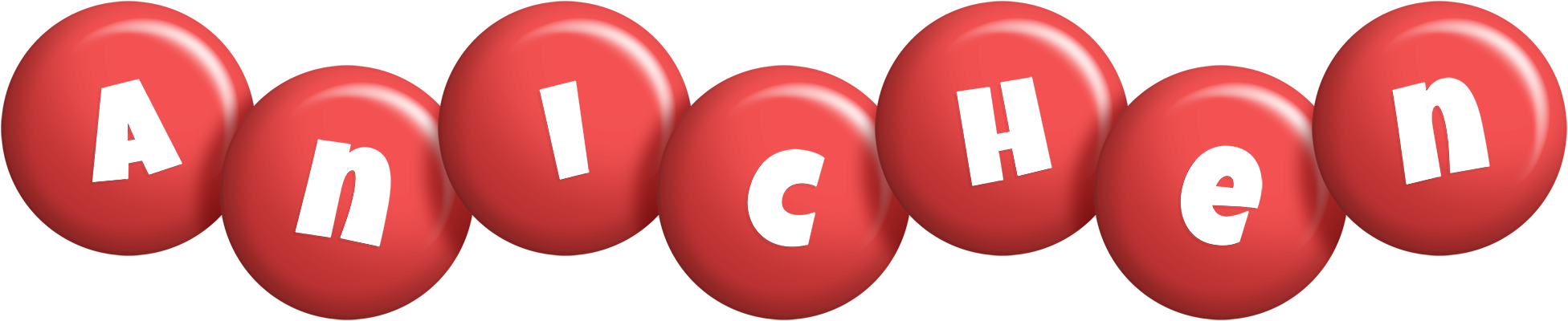 Anichen candy-red logo