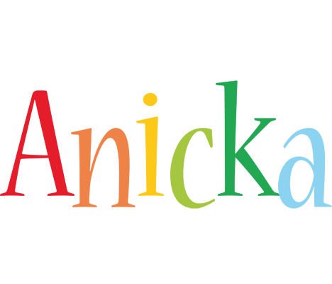 Anicka birthday logo