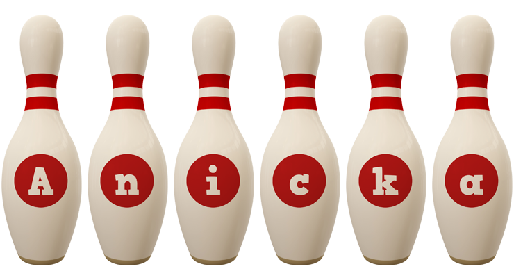 Anicka bowling-pin logo
