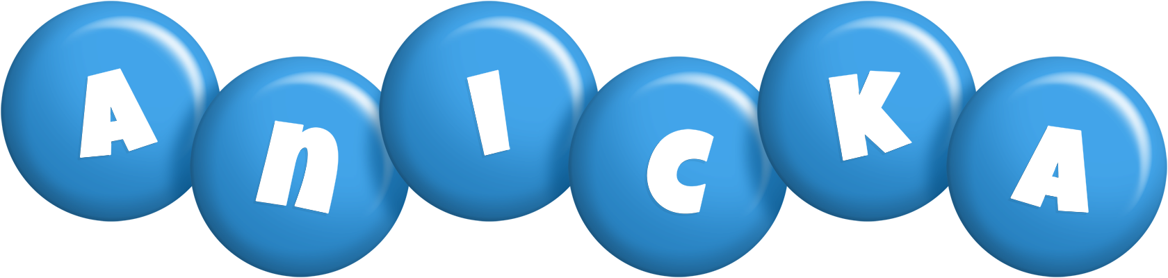 Anicka candy-blue logo
