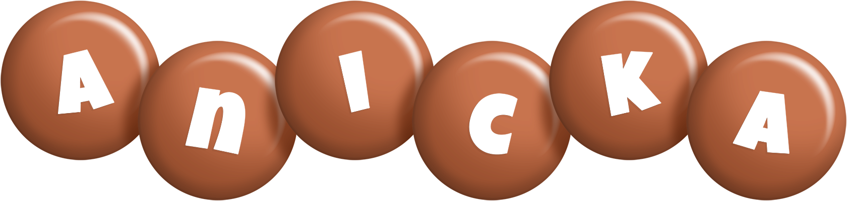 Anicka candy-brown logo