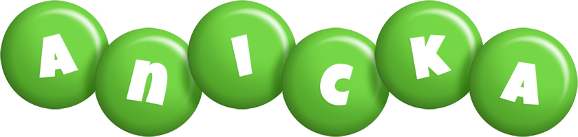 Anicka candy-green logo