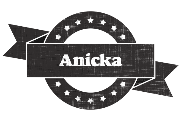 Anicka grunge logo