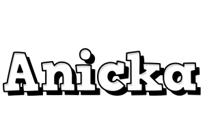 Anicka snowing logo