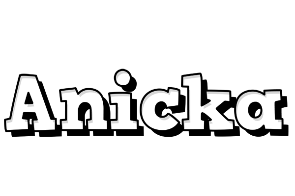 Anicka snowing logo
