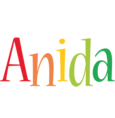 Anida birthday logo