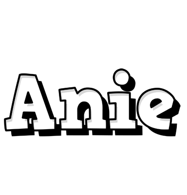 Anie snowing logo