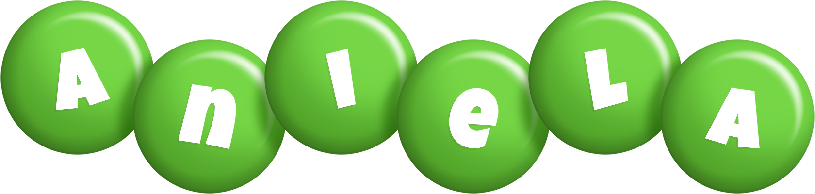 Aniela candy-green logo