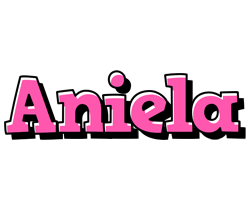 Aniela girlish logo