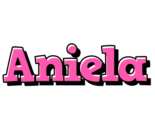 Aniela girlish logo