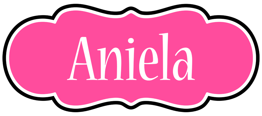 Aniela invitation logo
