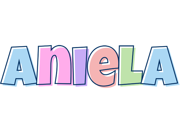 Aniela pastel logo