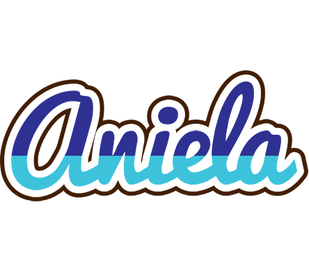 Aniela raining logo