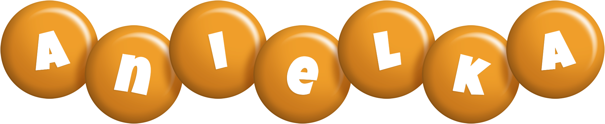 Anielka candy-orange logo