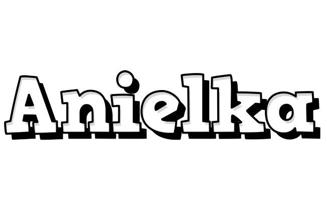 Anielka snowing logo
