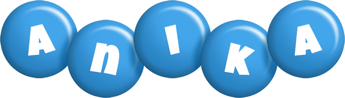 Anika candy-blue logo