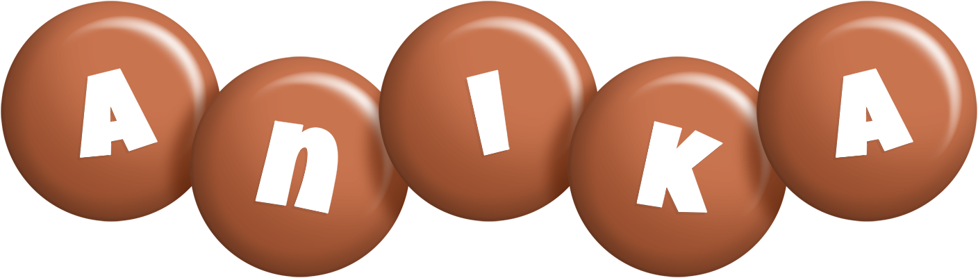 Anika candy-brown logo