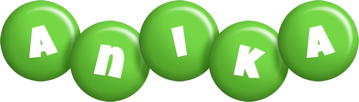 Anika candy-green logo