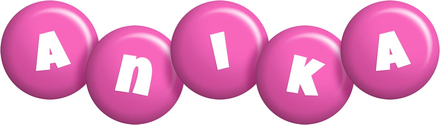 Anika candy-pink logo
