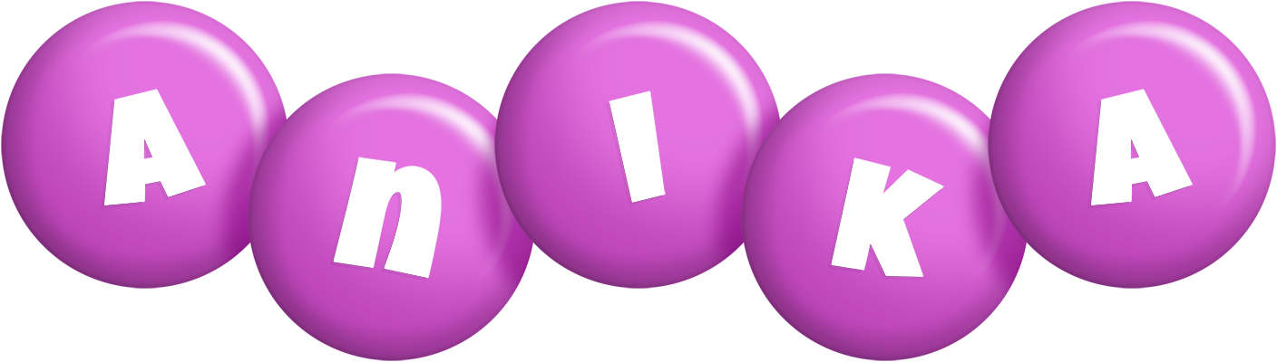 Anika candy-purple logo
