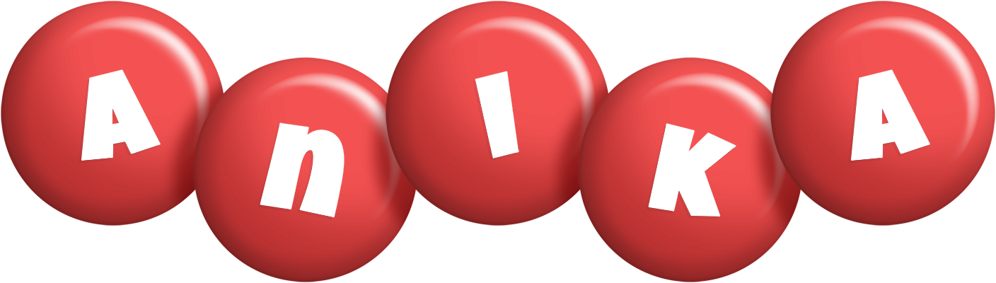 Anika candy-red logo
