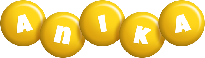 Anika candy-yellow logo