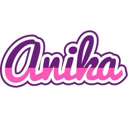 Anika cheerful logo